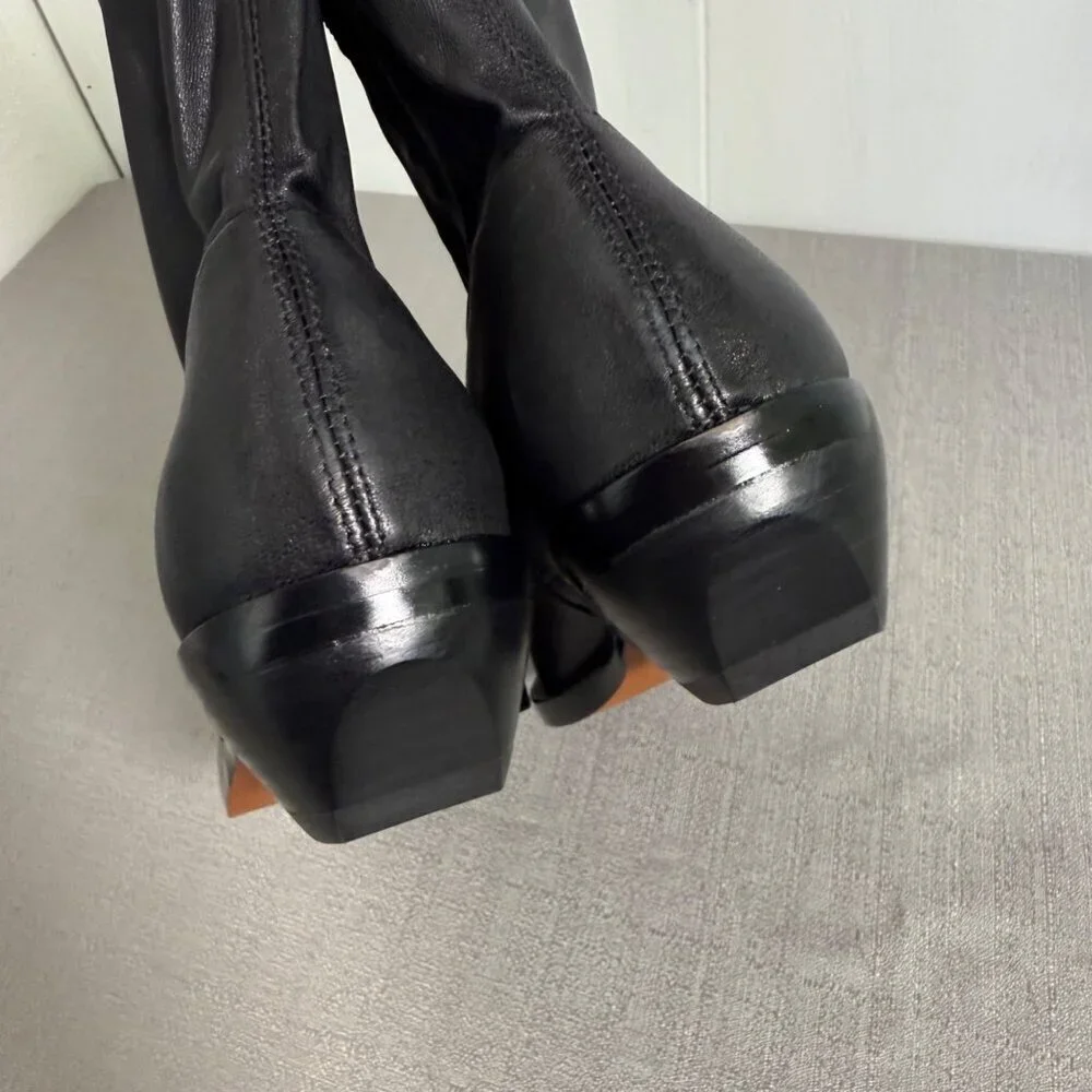 Madewell The Idris Ankle Boot Leather NX431 Academia Biker Classic Timeless